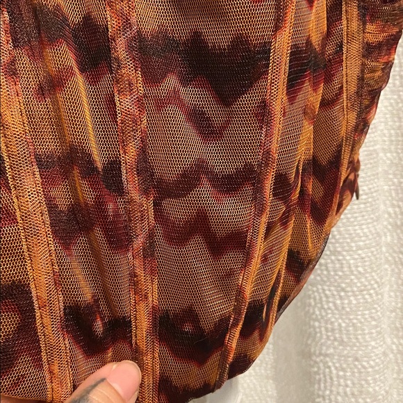 Zara Multicolor Patterned Crop Top Sz.XS - Picture 5 of 8